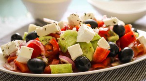 Греческий салат для тонкой талии